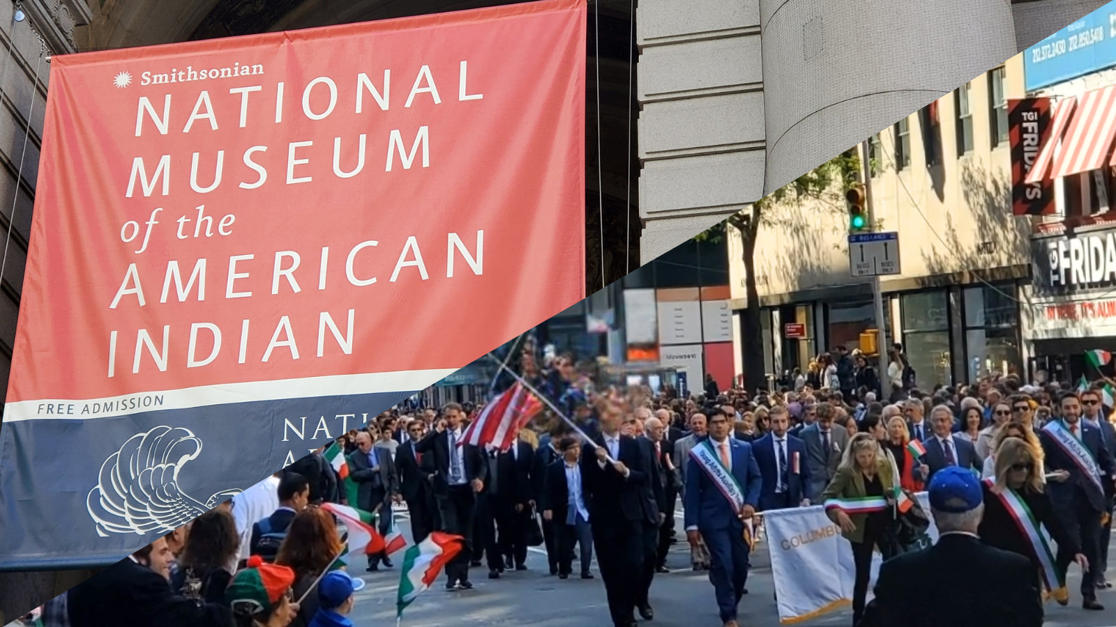 NMAI-Columbus Parade split